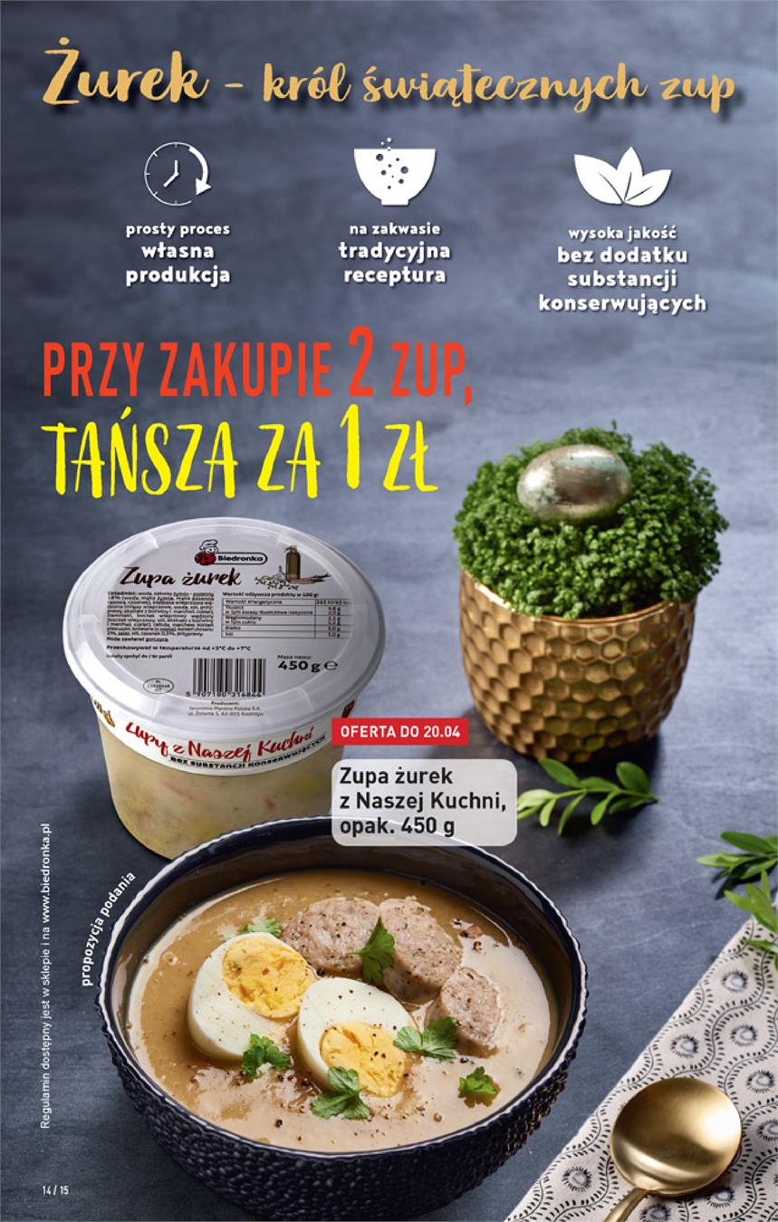 Gazetka Jeronimo Martins Polska SA nr 14 od 2019-04-18 do 2019-04-24
