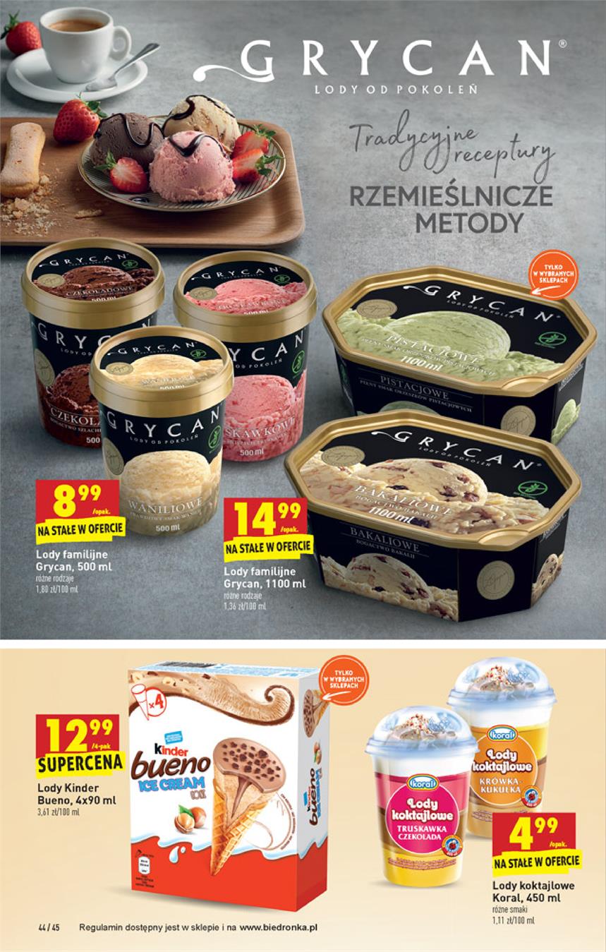 Gazetka Jeronimo Martins Polska SA nr 44 od 2019-04-18 do 2019-04-24