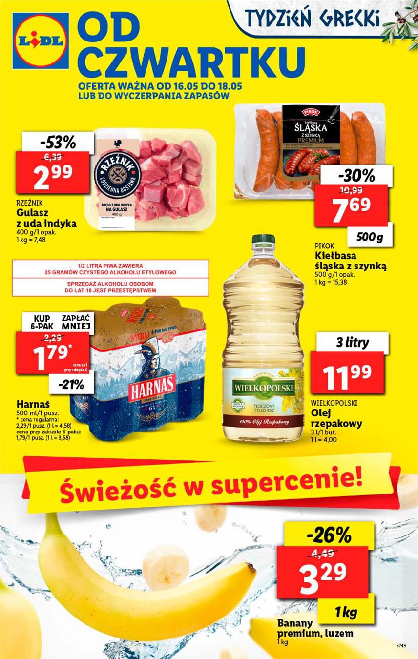 Gazetka Lidl Polska Sp. z o.o. nr 1 od 2019-05-16 do 2019-05-19