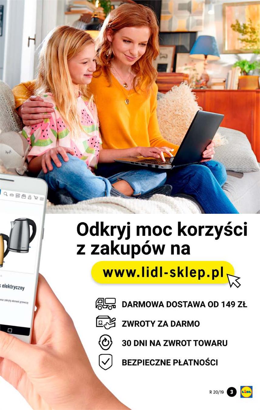 Gazetka Lidl Polska Sp. z o.o. nr 3 od 2019-05-16 do 2019-05-19
