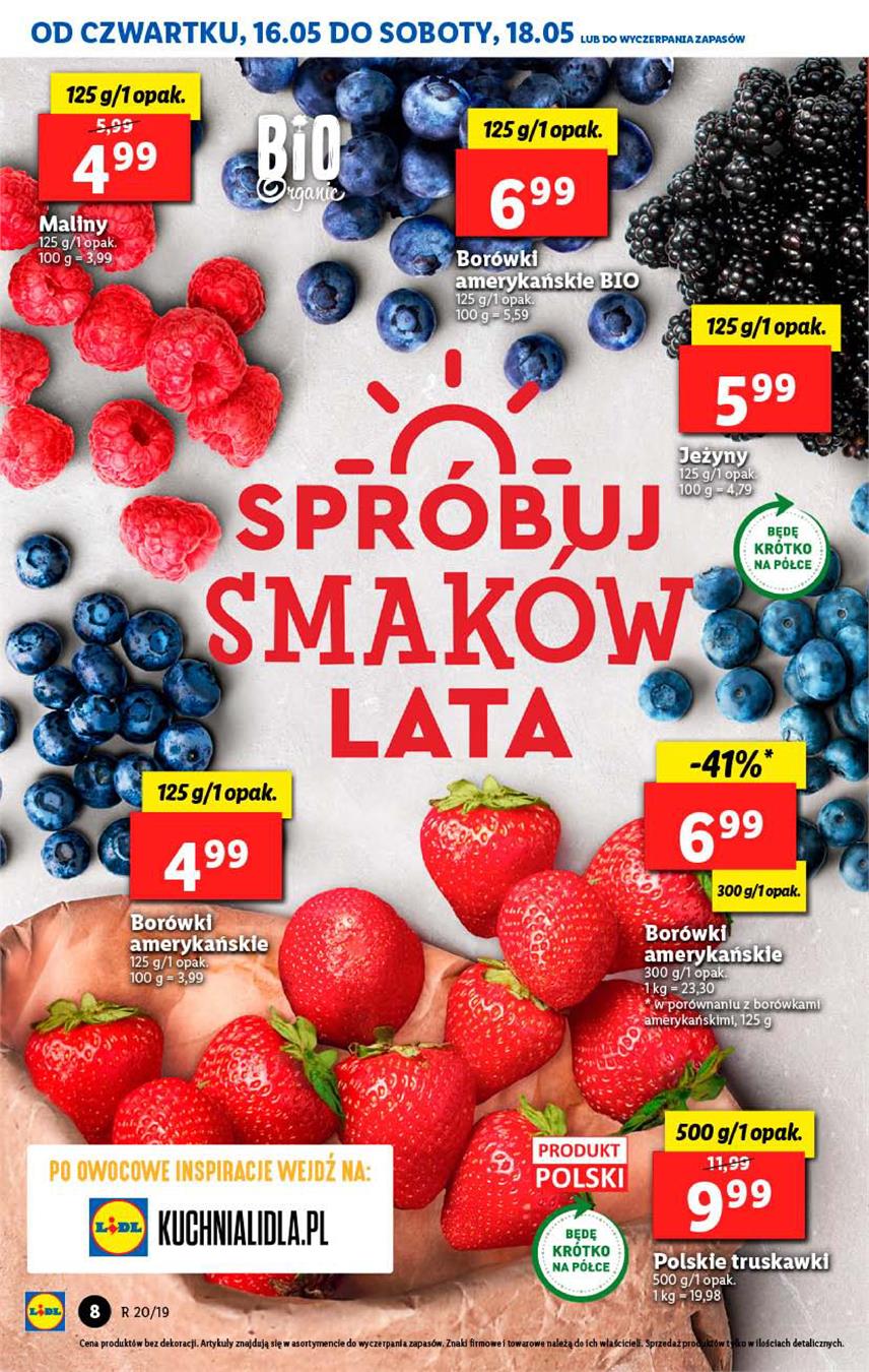 Gazetka Lidl Polska Sp. z o.o. nr 8 od 2019-05-16 do 2019-05-19