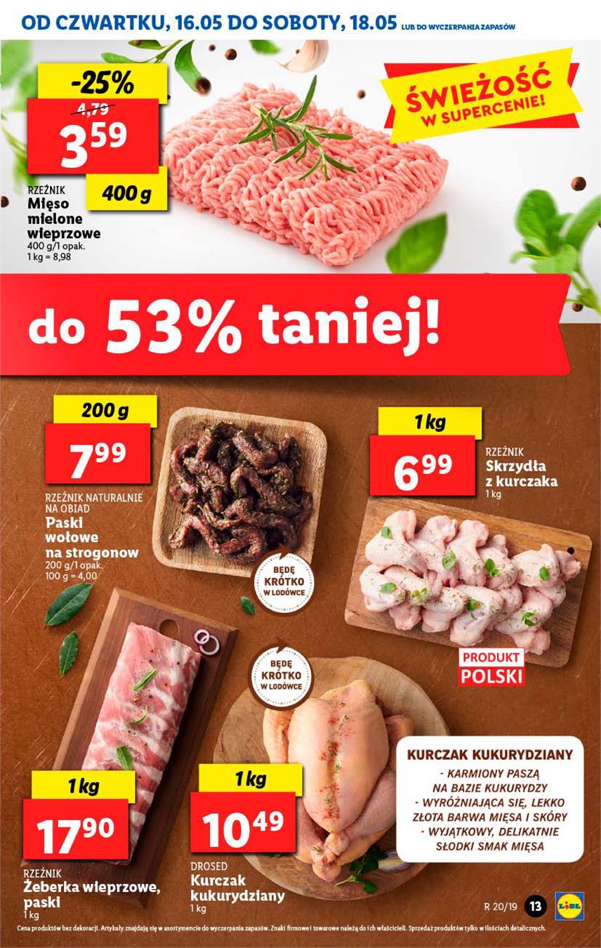 Gazetka Lidl Polska Sp. z o.o. nr 13 od 2019-05-16 do 2019-05-19