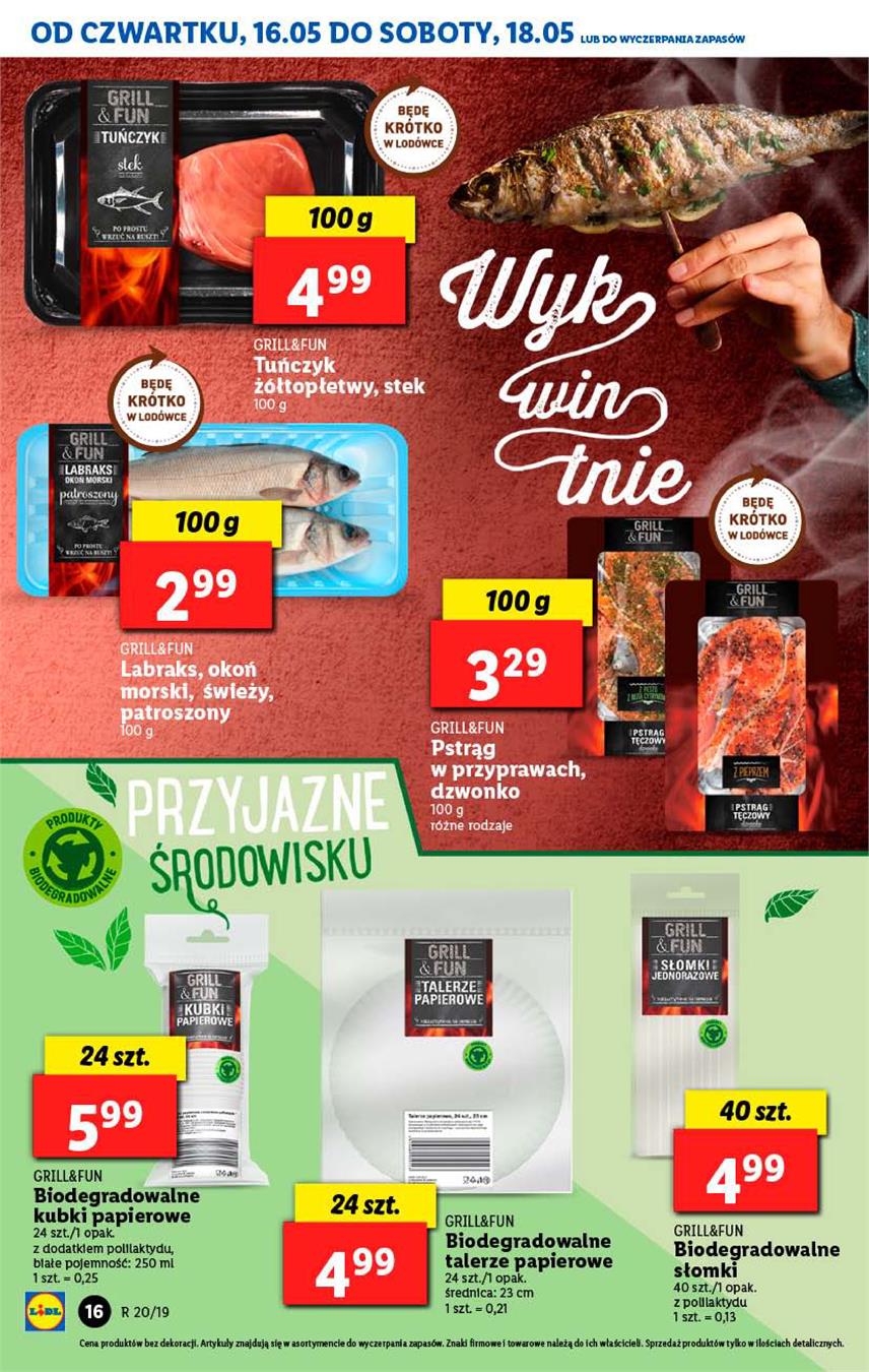 Gazetka Lidl Polska Sp. z o.o. nr 16 od 2019-05-16 do 2019-05-19
