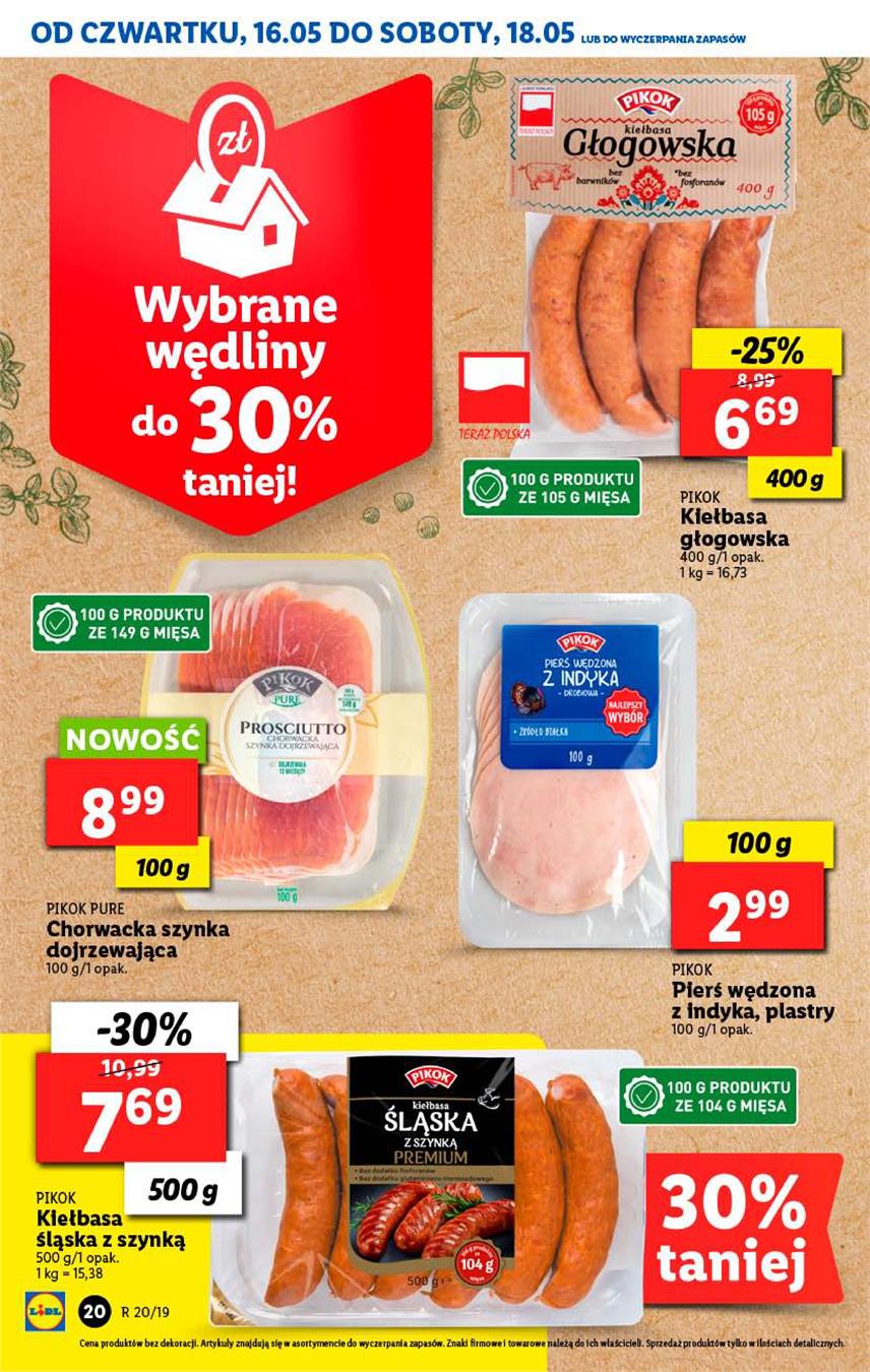 Gazetka Lidl Polska Sp. z o.o. nr 20 od 2019-05-16 do 2019-05-19