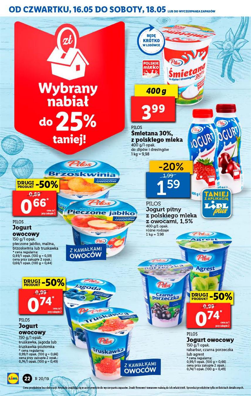 Gazetka Lidl Polska Sp. z o.o. nr 22 od 2019-05-16 do 2019-05-19