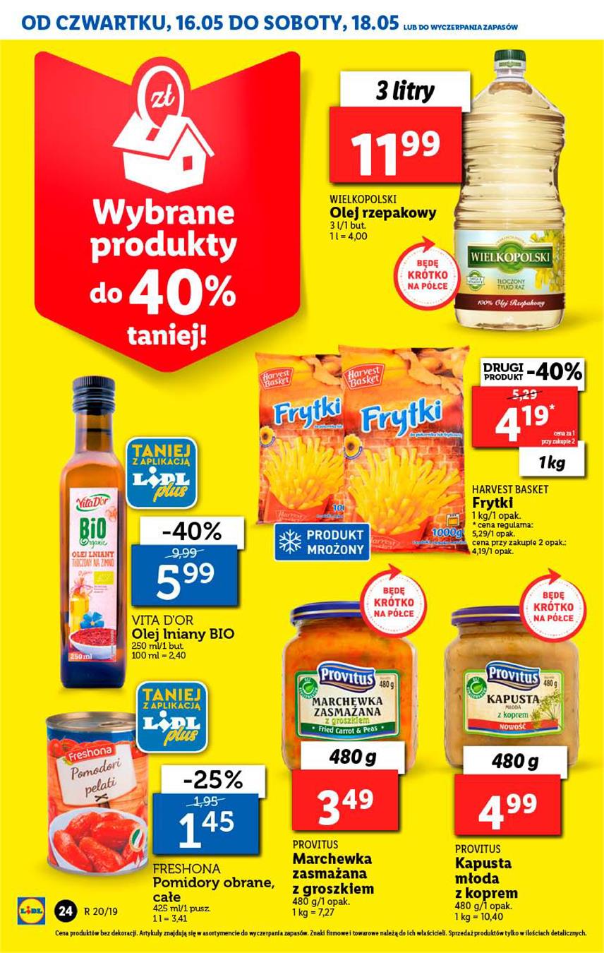 Gazetka Lidl Polska Sp. z o.o. nr 24 od 2019-05-16 do 2019-05-19