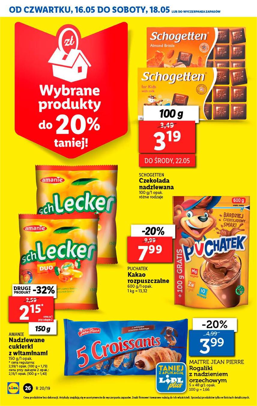 Gazetka Lidl Polska Sp. z o.o. nr 26 od 2019-05-16 do 2019-05-19