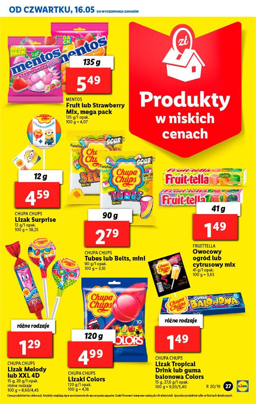 Gazetka Lidl Polska Sp. z o.o. nr 27 od 2019-05-16 do 2019-05-19