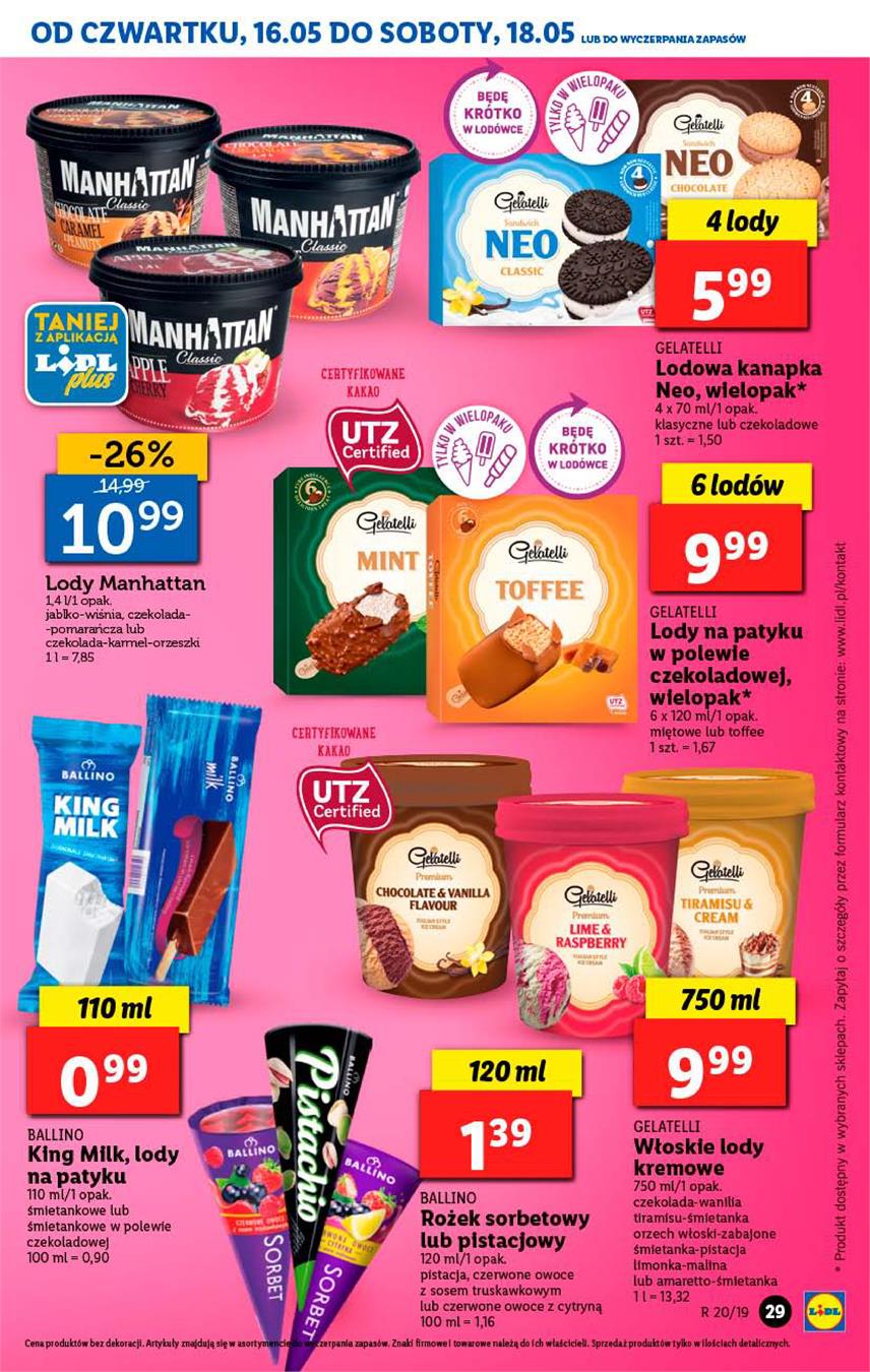 Gazetka Lidl Polska Sp. z o.o. nr 29 od 2019-05-16 do 2019-05-19