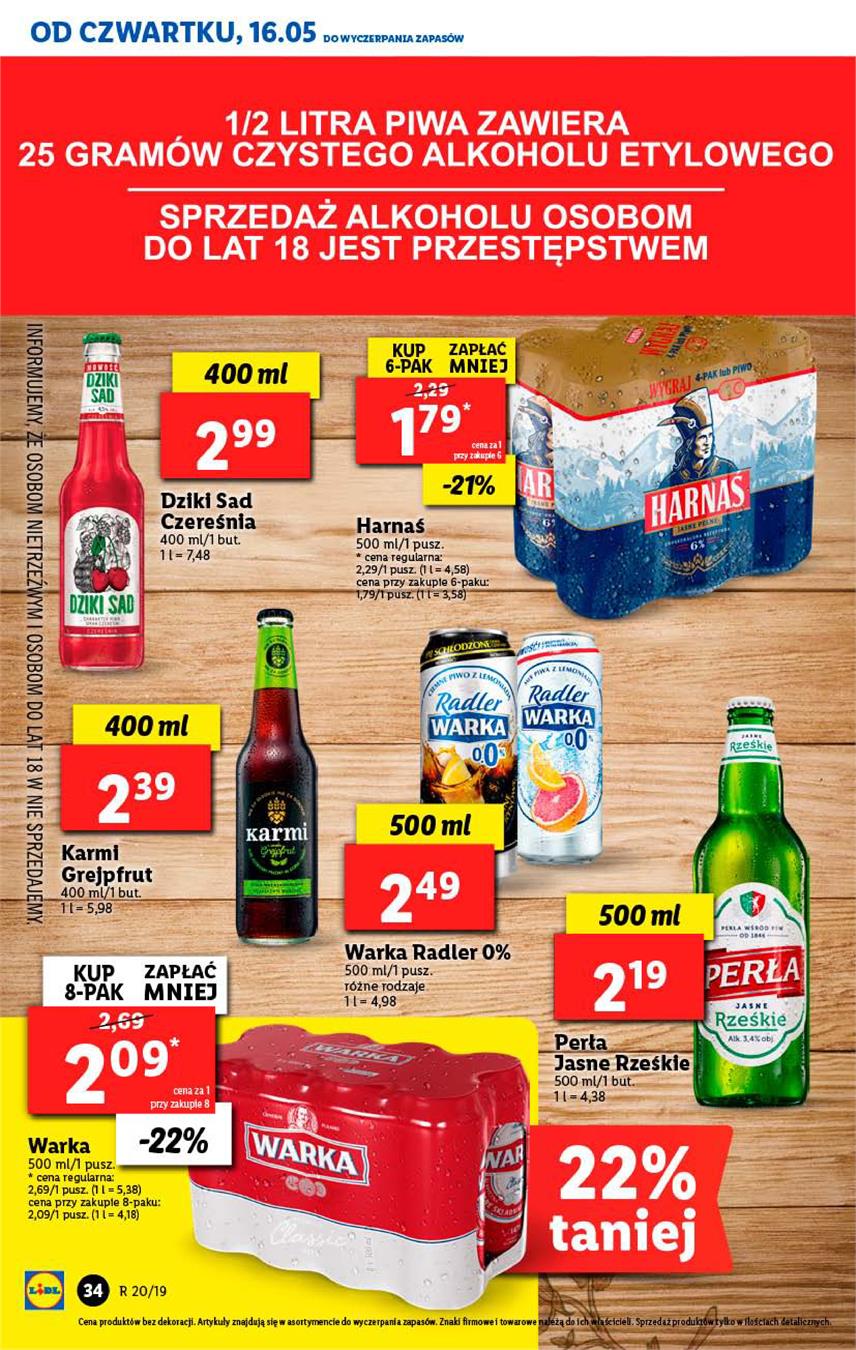 Gazetka Lidl Polska Sp. z o.o. nr 34 od 2019-05-16 do 2019-05-19