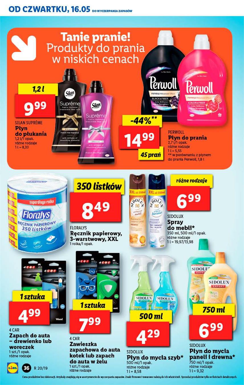 Gazetka Lidl Polska Sp. z o.o. nr 36 od 2019-05-16 do 2019-05-19