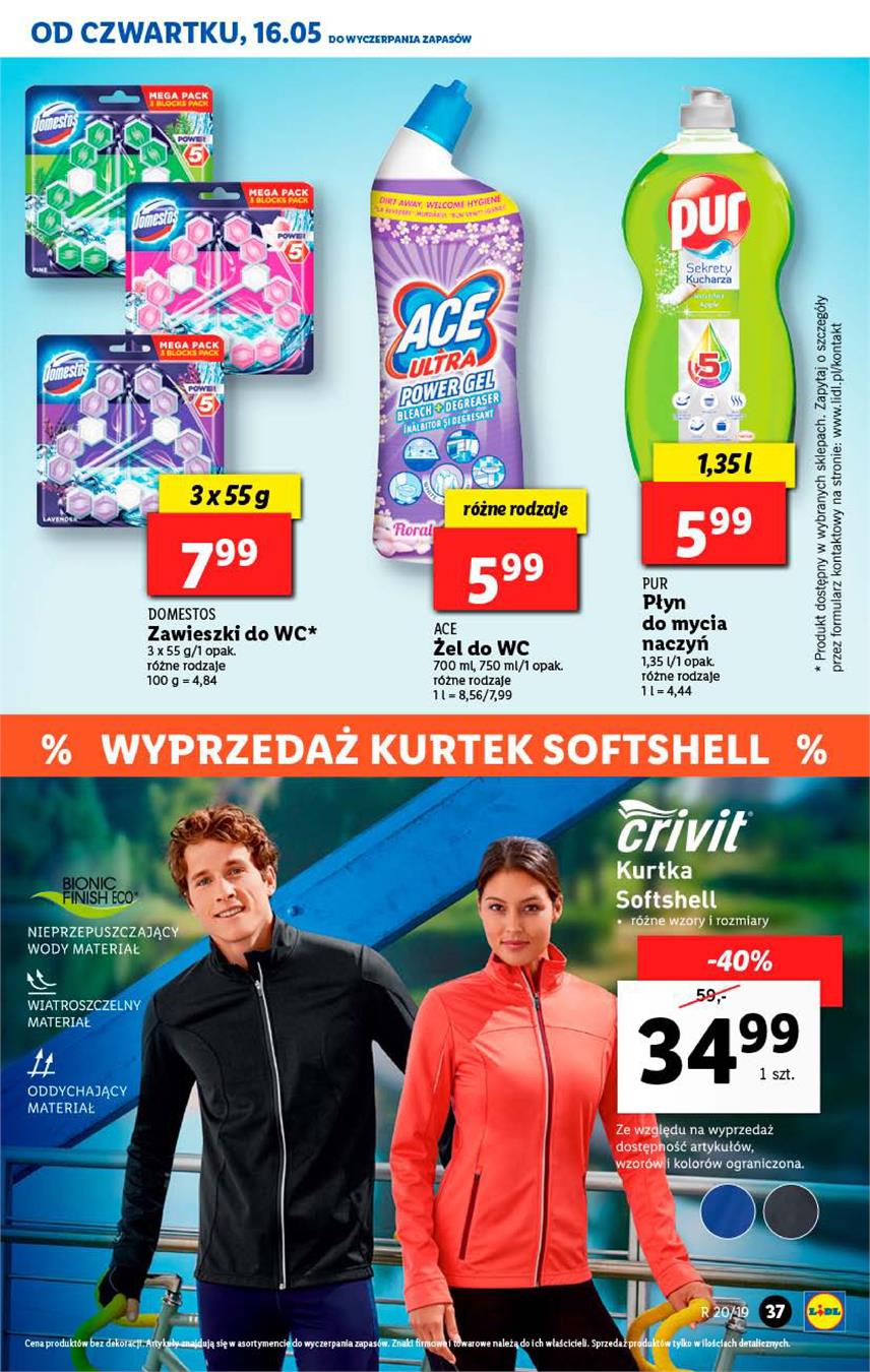 Gazetka Lidl Polska Sp. z o.o. nr 37 od 2019-05-16 do 2019-05-19