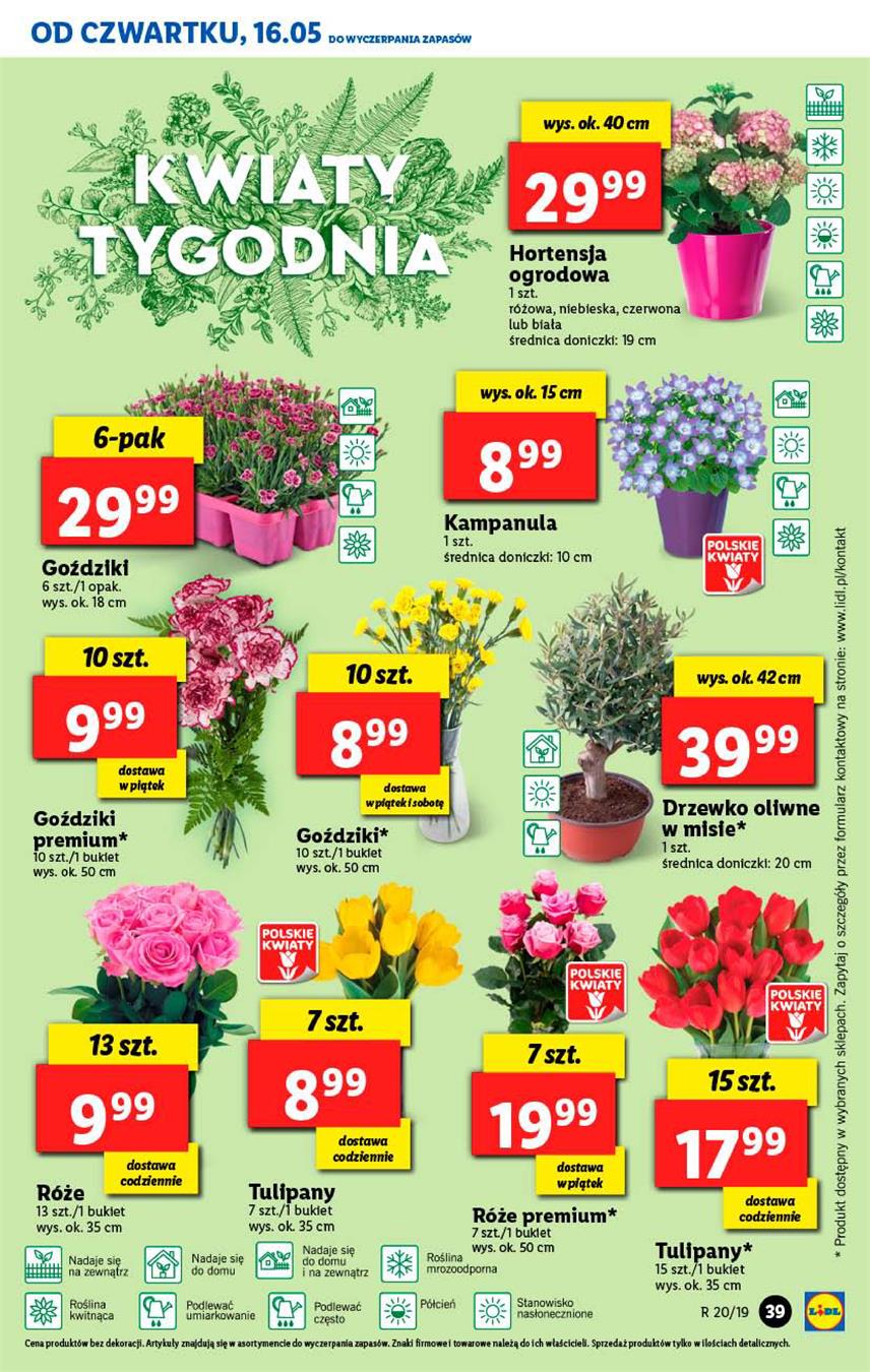 Gazetka Lidl Polska Sp. z o.o. nr 39 od 2019-05-16 do 2019-05-19