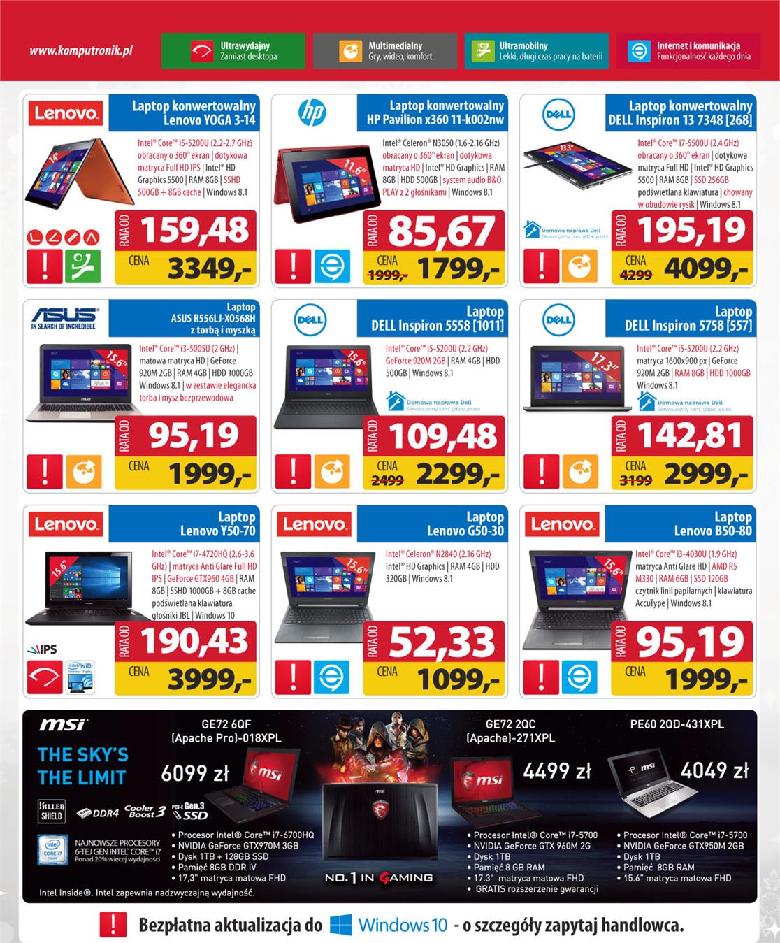 Gazetka Komputronik SA nr 2 od 2015-11-23 do 4900-03-02