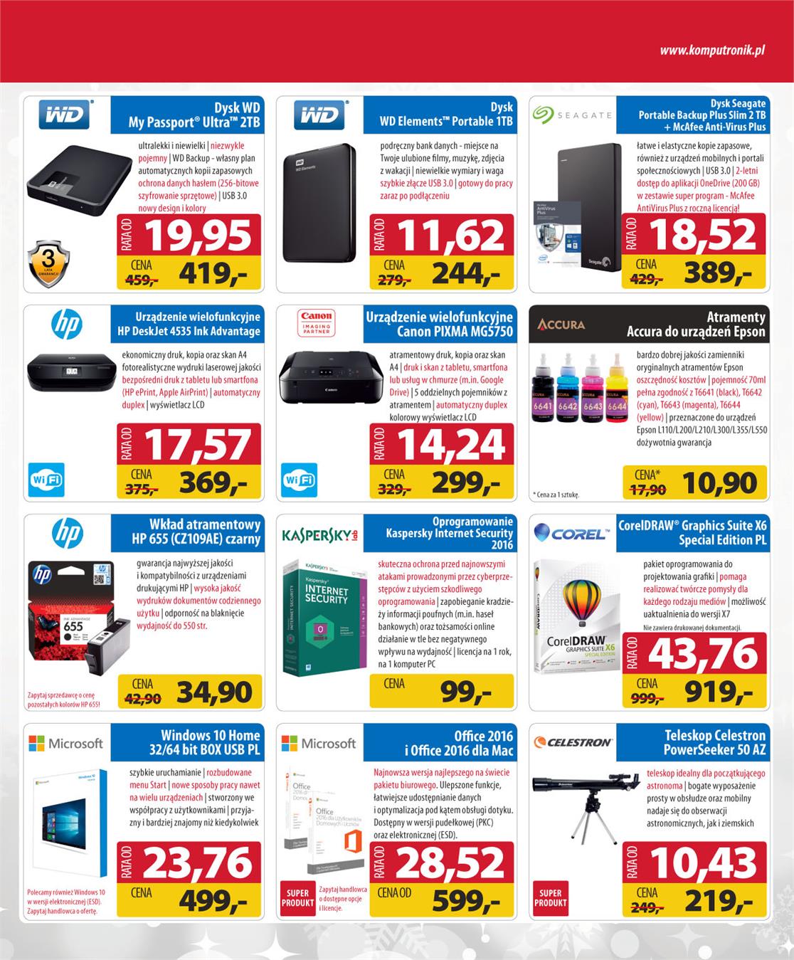 Gazetka Komputronik SA nr 7 od 2015-11-23 do 4900-03-02