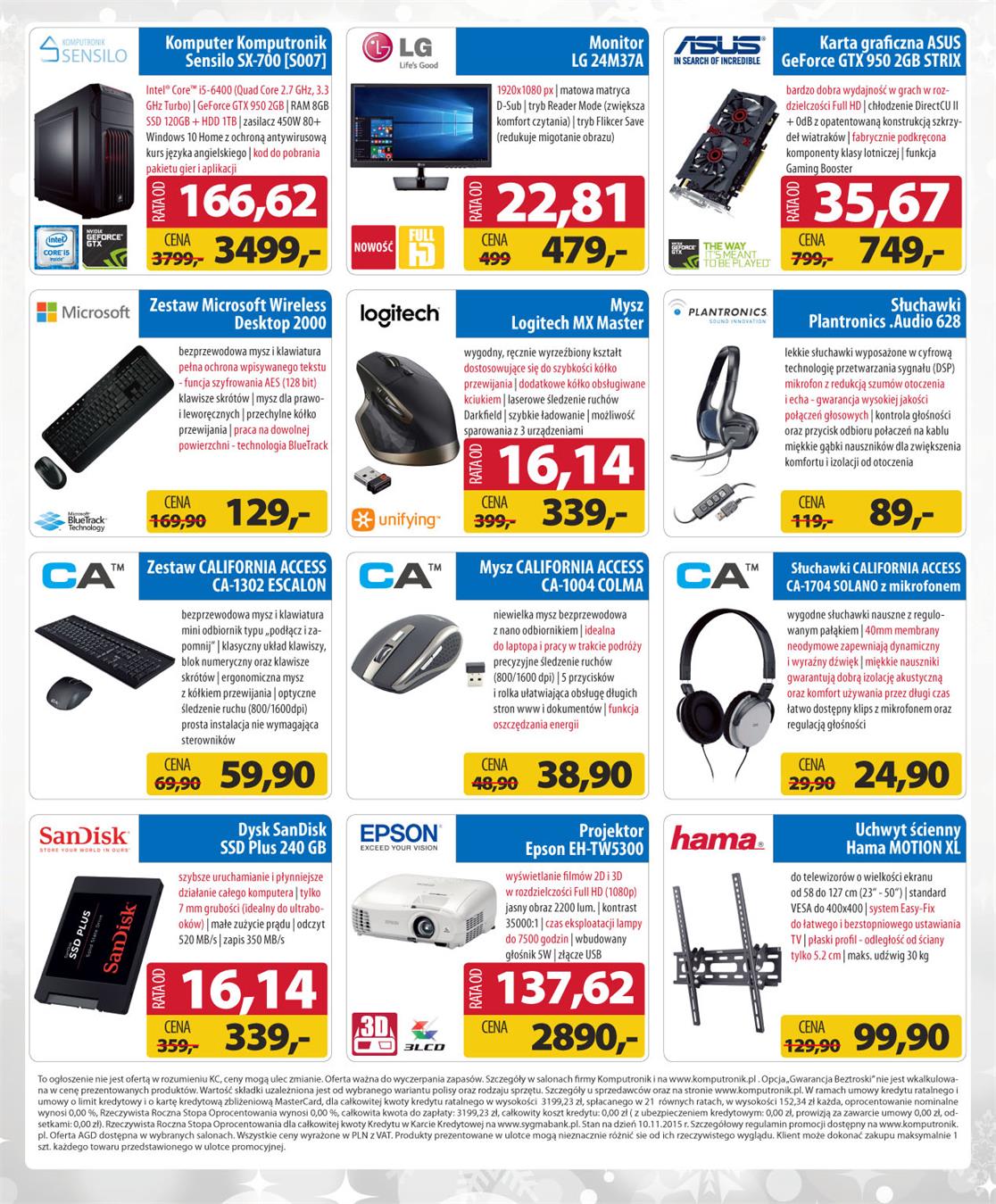 Gazetka Komputronik SA nr 8 od 2015-11-23 do 4900-03-02