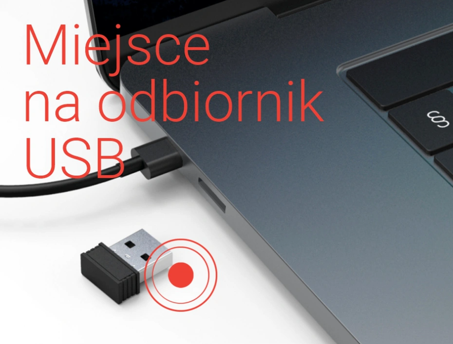 Hama MW-300 V2 miejsce na odbiornik USB