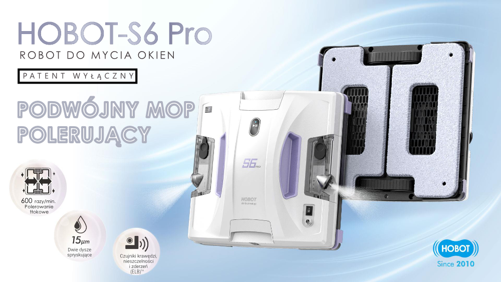 HOBOT-S6 Pro デュアルモップ 未来のスマート家電「窓掃除ロボット」 国内シェア最大級のHOBOT