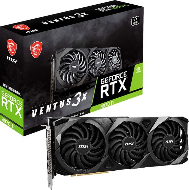 MSI GeForce RTX 3070 Ti VENTUS 3X OC 8GB GDDR6X - Karta