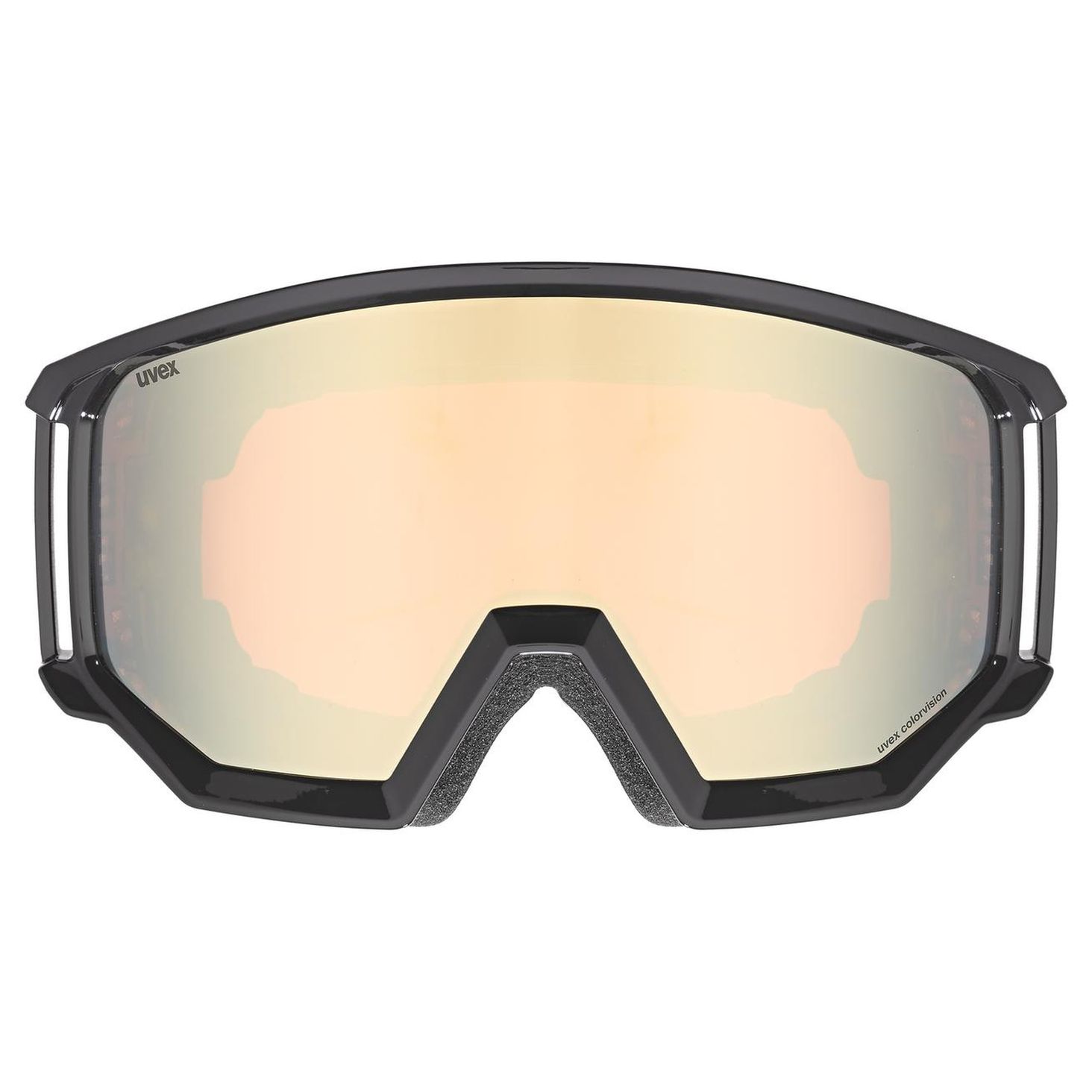 Gogle UVEX Athletic CV - Black - Mirror Gold/Colorvision