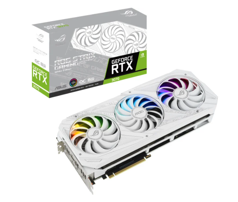 ASUS GeForce RTX 3070 STRIX WHITE 8GB OC