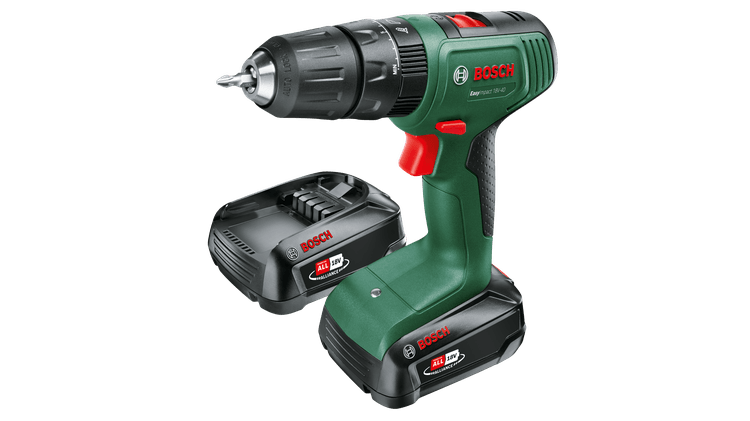 BOSCH 06039D8108 EasyImpact 18V-40 - Atornillador/taladro inalámbrico de  dos velocidades 18V (con 2 baterias)