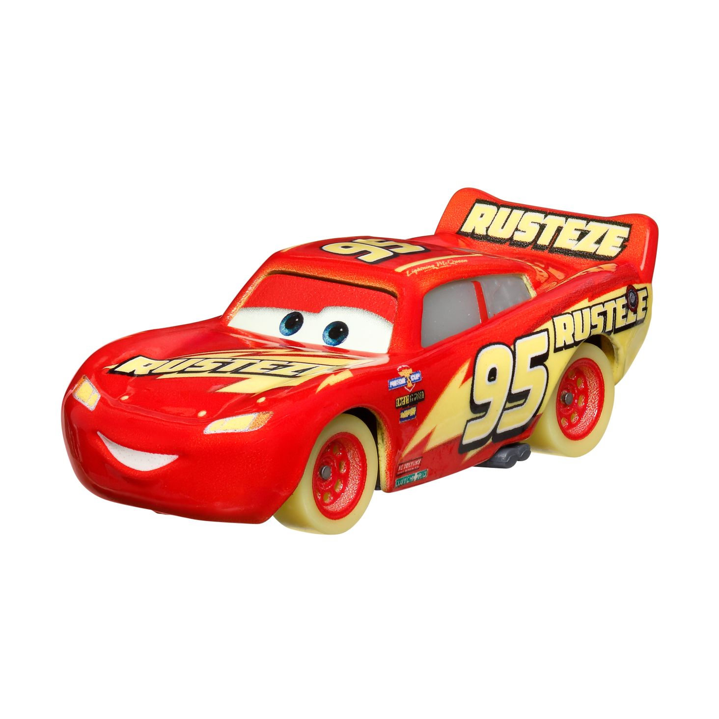 Glow Racers Lightning McQueen マテル Mattel Disney Pixar Cars Auta Glow Racers Pojazd świecący w