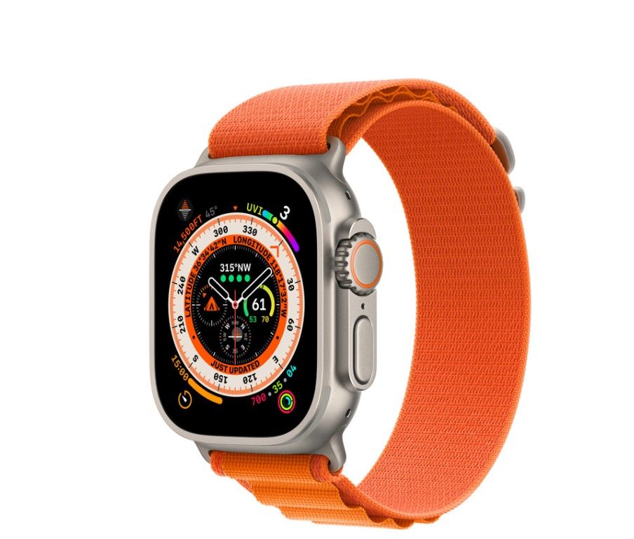APPLE Watch Ultra Cellular 49mm Tytanowy z opaską Trail M/L w kolorze