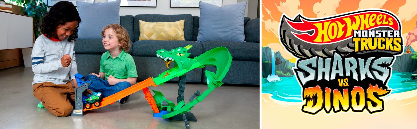 Набір Hot Wheels Monster Trucks Dragon Race