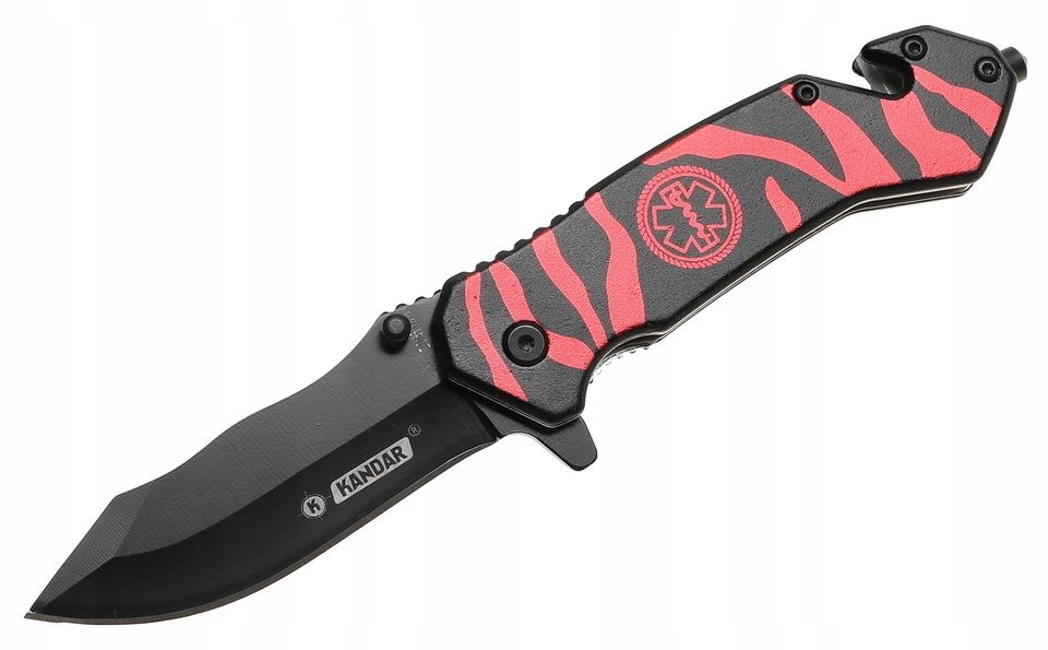 Chi⭐︎Kook NÓŻ Ratowniczy 3w1 Myśliwski Scyzoryk Składany Turystyczny