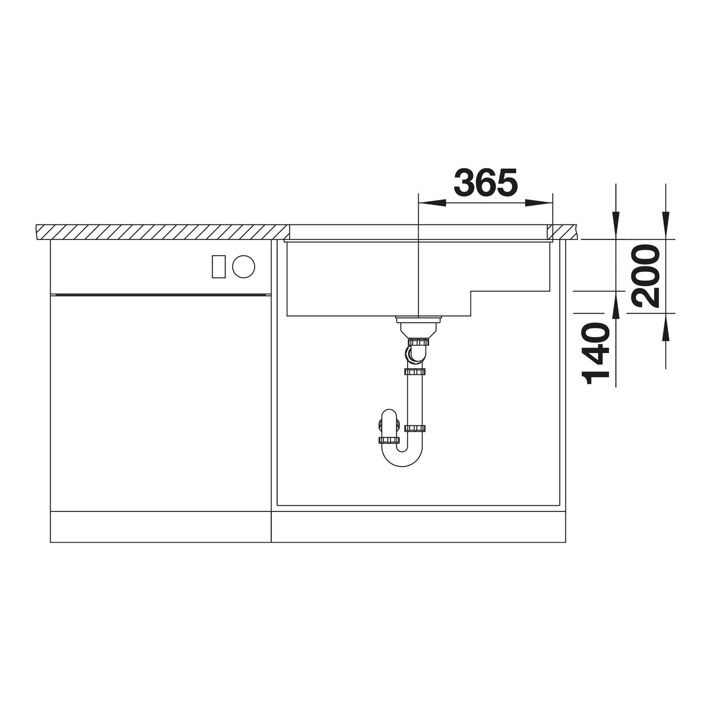 Zlewozmywak Blanco Subline 700-U Level Silgranit PuraDur