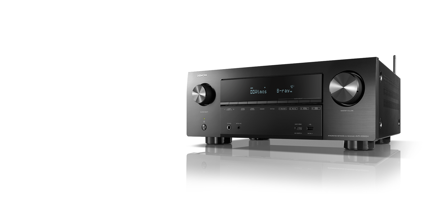 Amplituner Denon AVR-X2600H Czarny - Opinie i ceny na Ceneo.pl