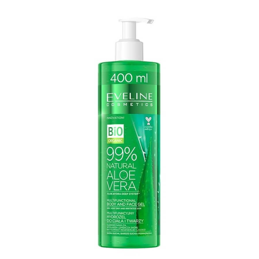 Eveline 99% Natural Aloe Vera Multifunkcyjny Hydroel do Twarzy i Ciaa  400ml - Opinie i ceny na Ceneo.pl