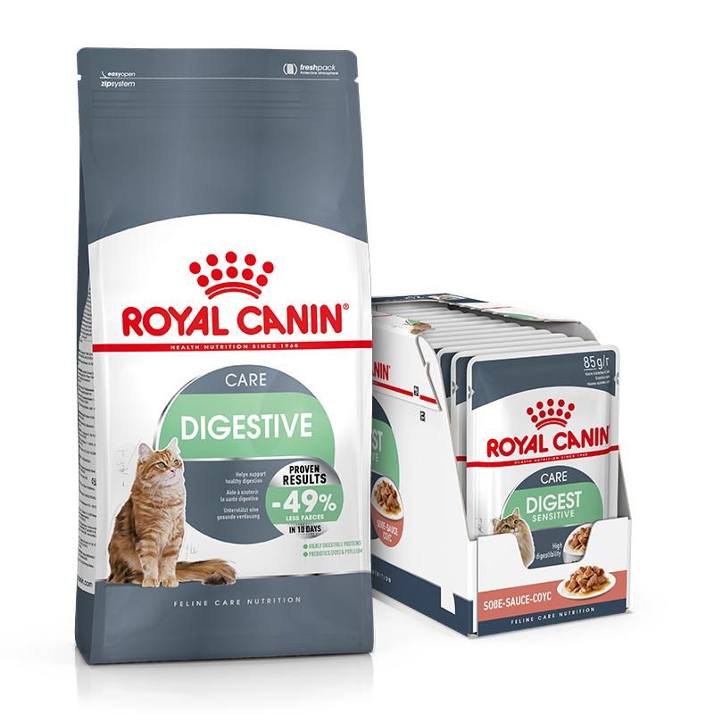 Корм royal canin digestive care. Корм для кошек Digestive Care. Royal Canin Digestive Care для кошек. Роял Канин Digestive Care для собак. Роял Канин пауч Дайджестив пауч.