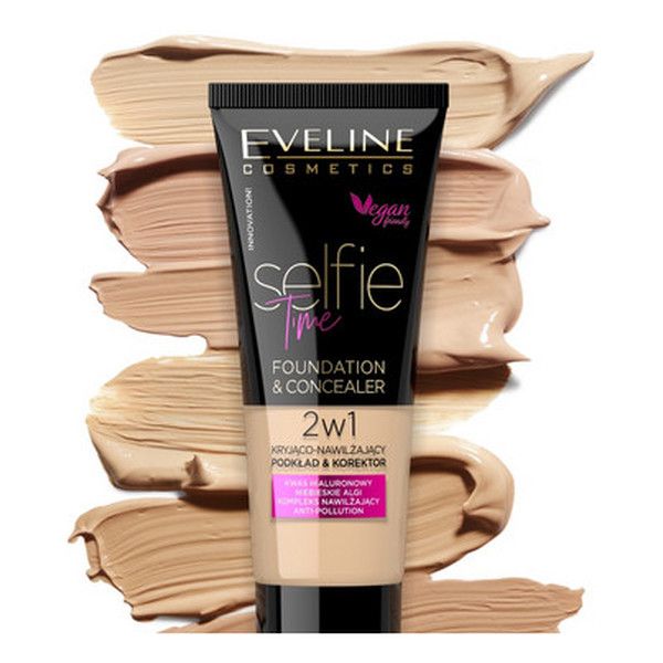 Eveline Selfie Time Podkład-korektor 2w1 05 Beige 30ml - Opinie I Ceny ...