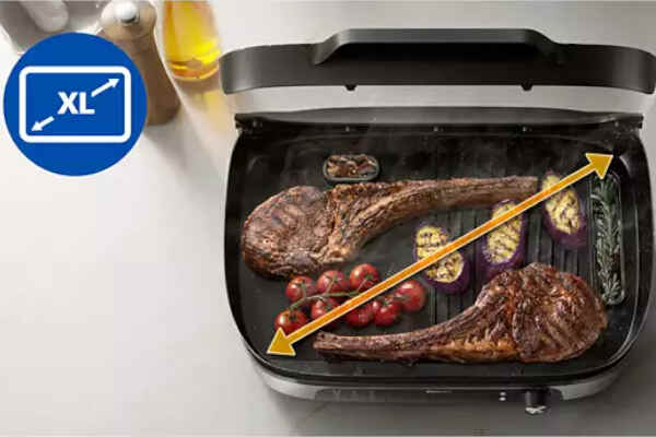 Asztali grillsütő HD6212/90 | Philips