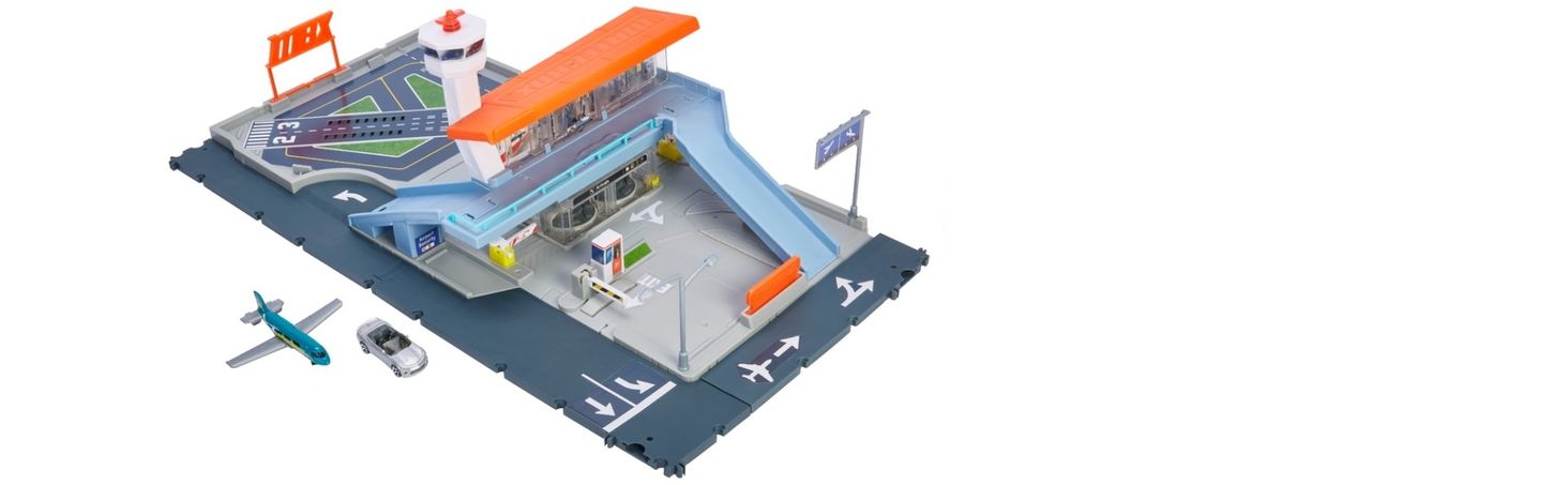 Mattel Matchbox Prawdziwe przygody lotnisko zestaw światła i dźwięk HCN34 -  Ceny i opinie 