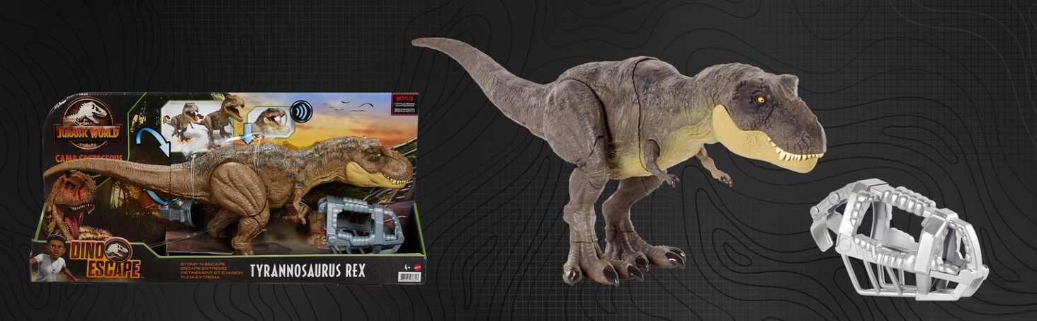 Mattel Jurassic World T Rex Miazdzacy Krok Gwd67 Ceny I Opinie Ceneo Pl