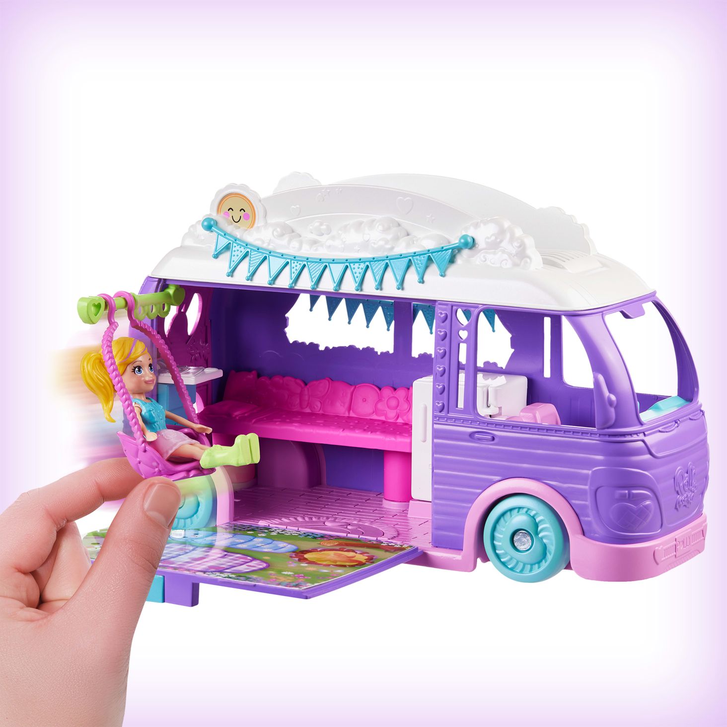 Mattel kamper dziewczyna wchodzi