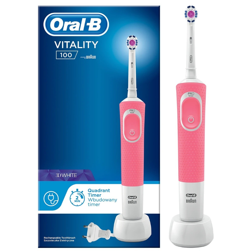 BRAUN OralB ピンク BRAUN Oral-B iO 3 PINK - szczoteczka magnetyczna do zębów