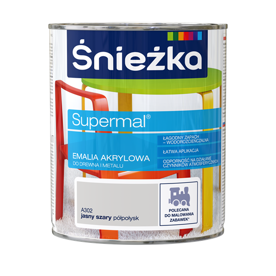 Śnieżka Supermal Akrylowa A302 szary