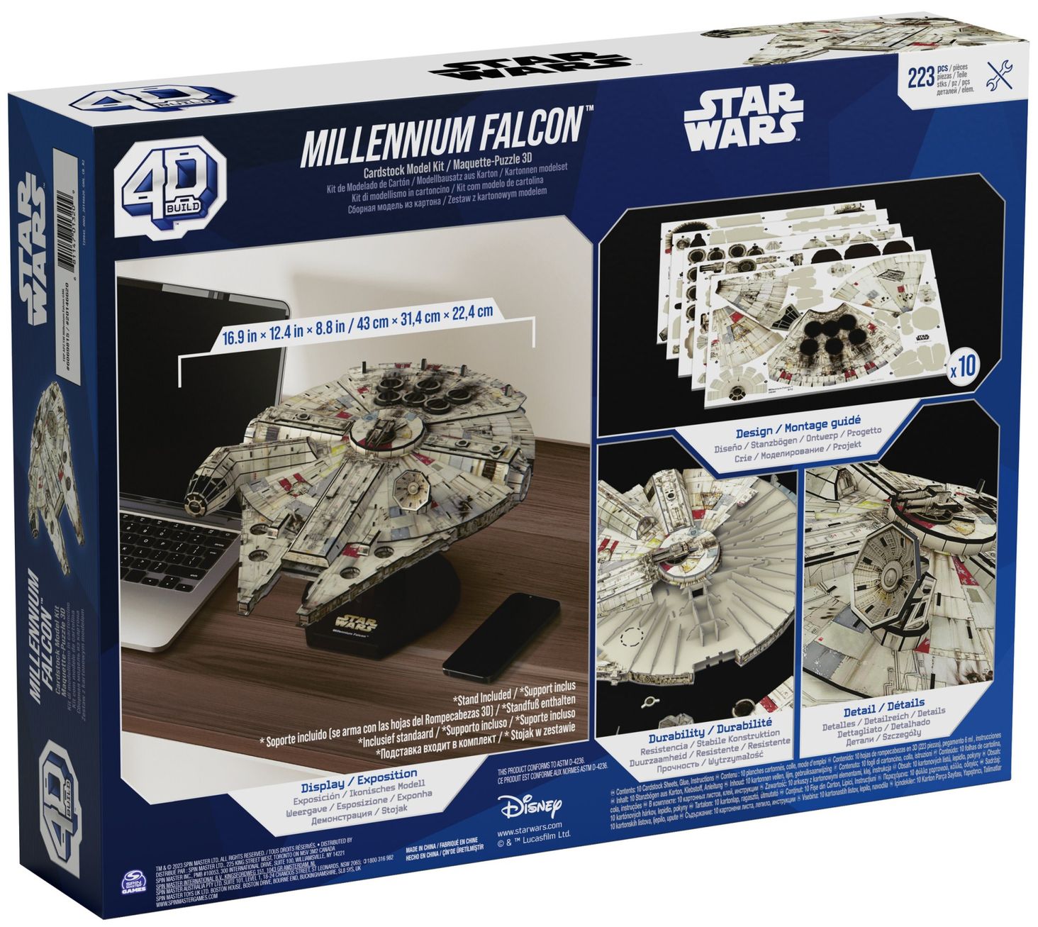 puzz3d  スターウォーズ　　　　　　　　　　　　　　　ミレニアムファルコン Amazon.co.jp: 本格仕様の立体模型スターウォーズ ミレニアム
