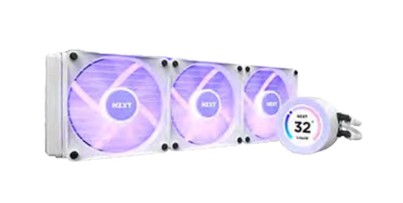 NZXT Kraken 360 Elite White RGB AIO CPU Water Cooler 360mm