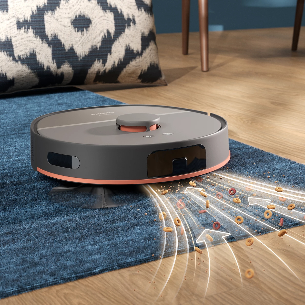 Робот-пилосос Philips XU5-3 для прибирання та миття підлоги