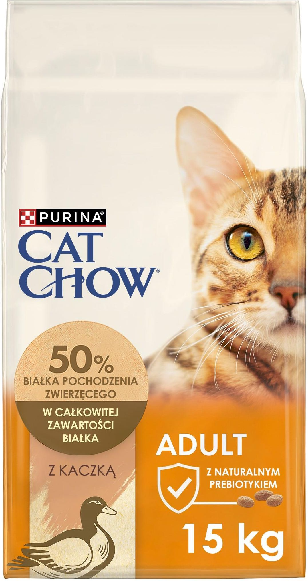 Cat Chow Adult Dla Dorosłych Kotów z Kaczką