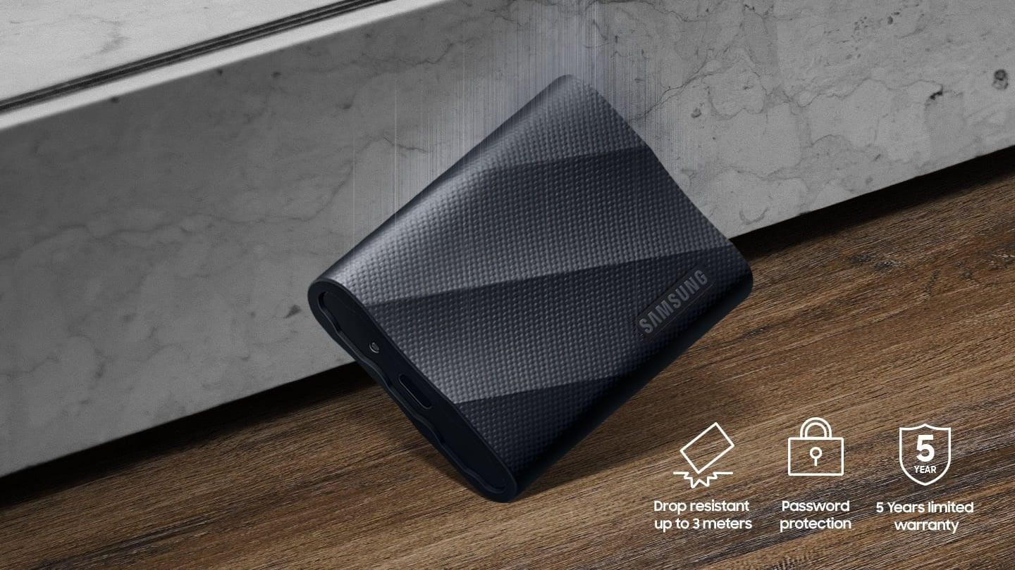 Samsung T9 ochrona danych