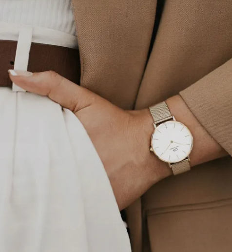 Rose Gold Uhr 28mm Petite Melrose Daniel Wellington 28mm Watch On