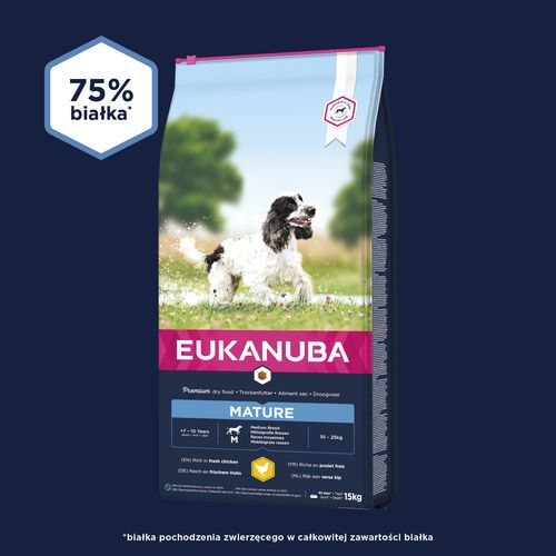 EUKANUBA sucha karma dla psów dojrzałych ras średnich