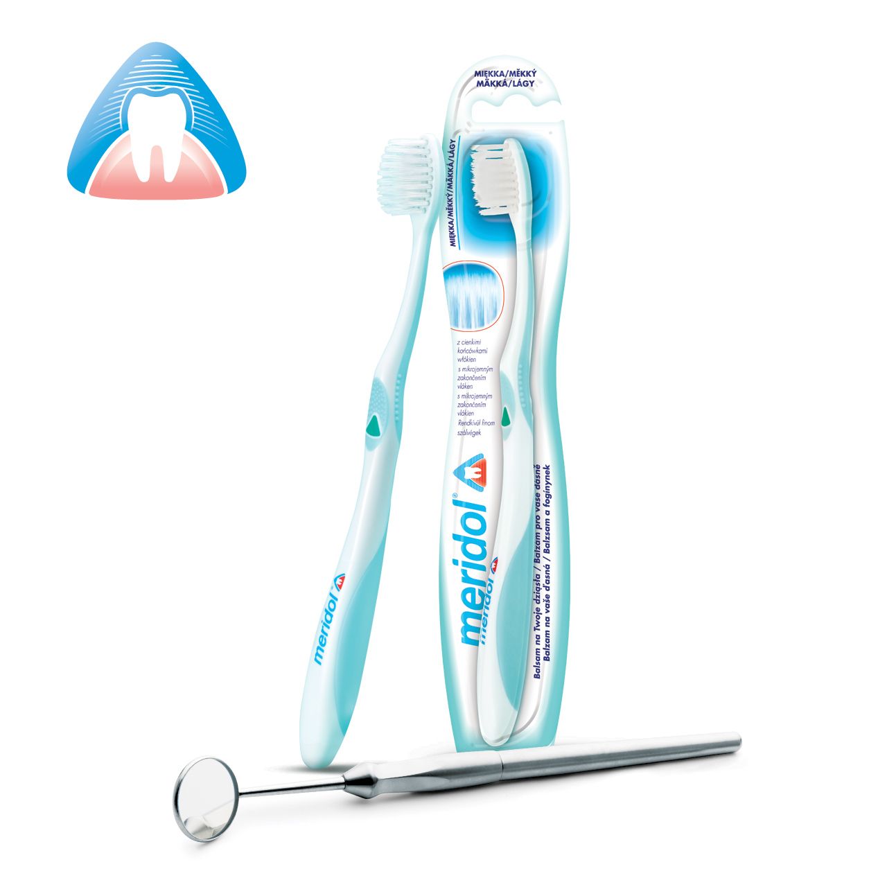 Meridol Szczoteczka do zębów Extra Soft 1 szt.
