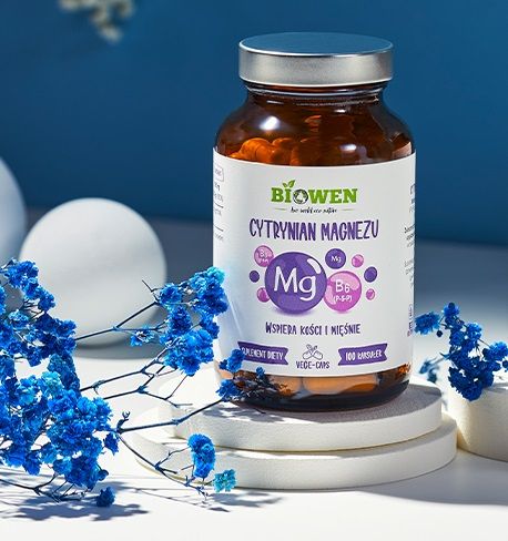 Biowen Cytrynian Magnezu + Witamina B6 100 -2